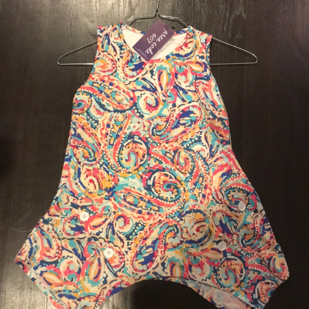 Area code 407 flowy shirt